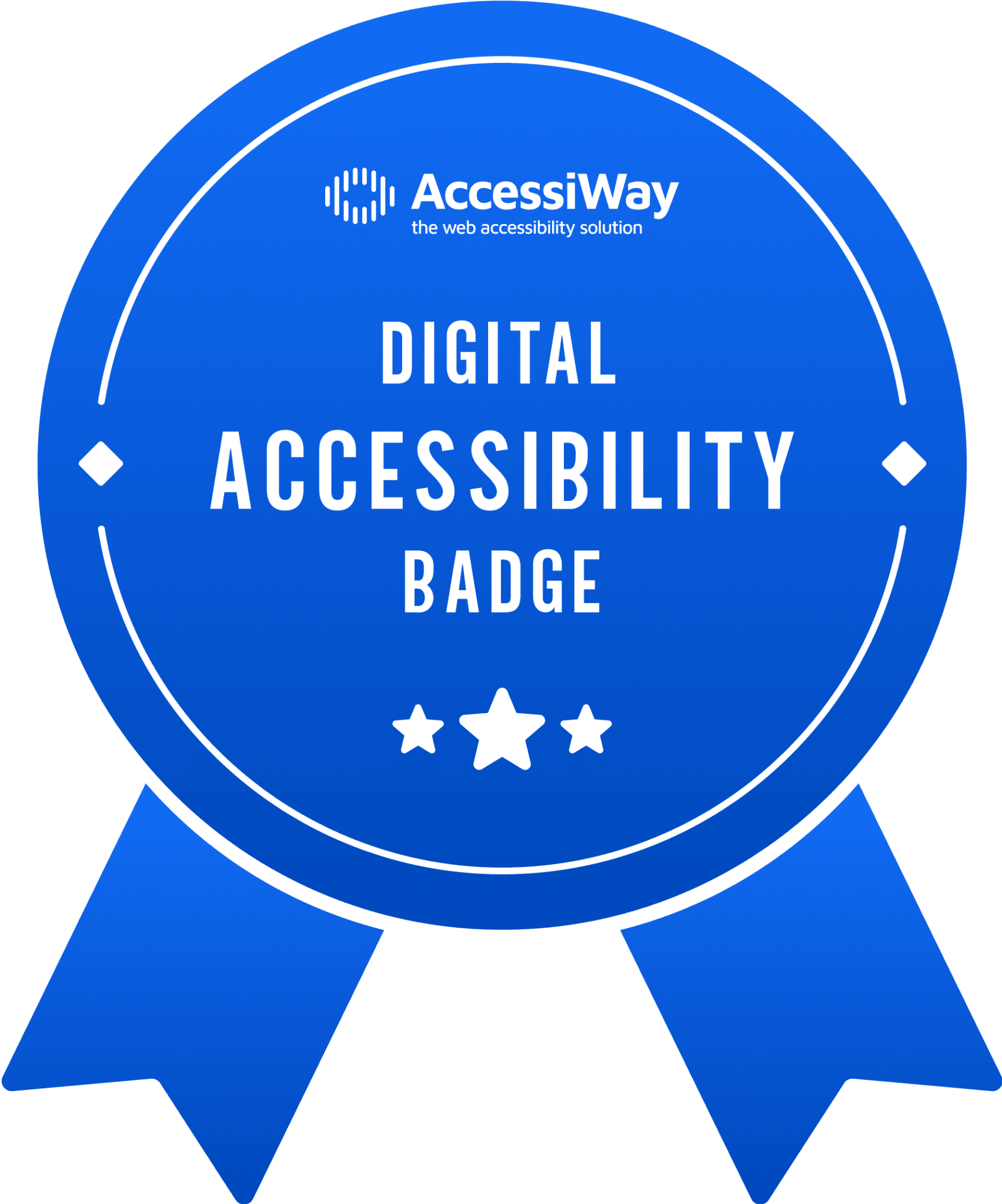 Digital accessibility badge